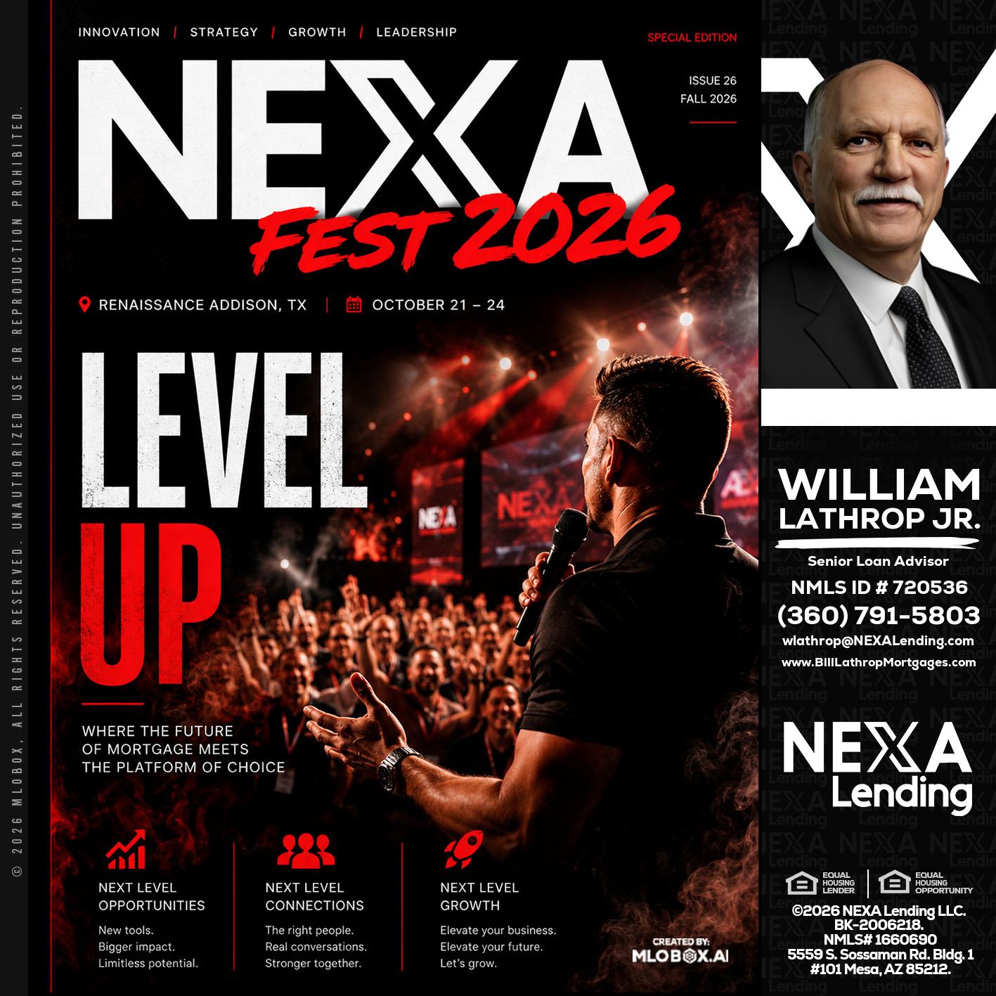NEXA FEST 2026 - Bill Lathrop -Senior Loan Advisor