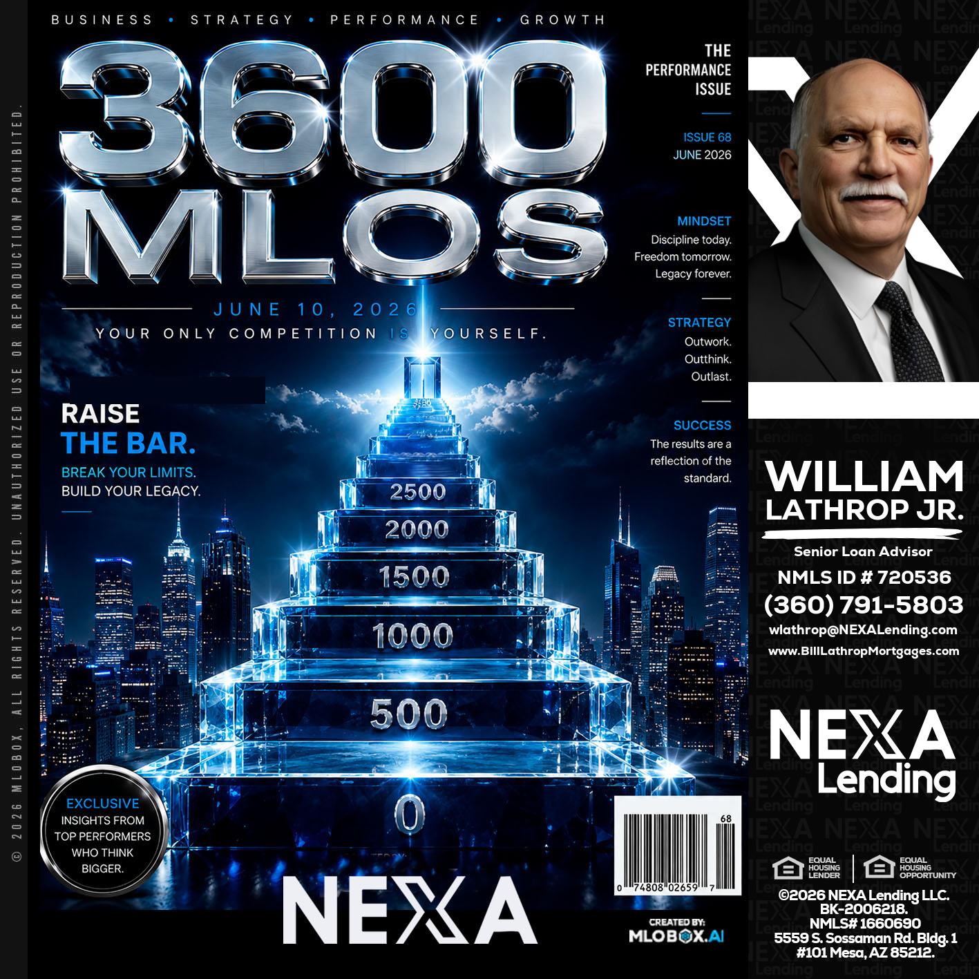 3600 MLOs - Bill Lathrop -Senior Loan Advisor