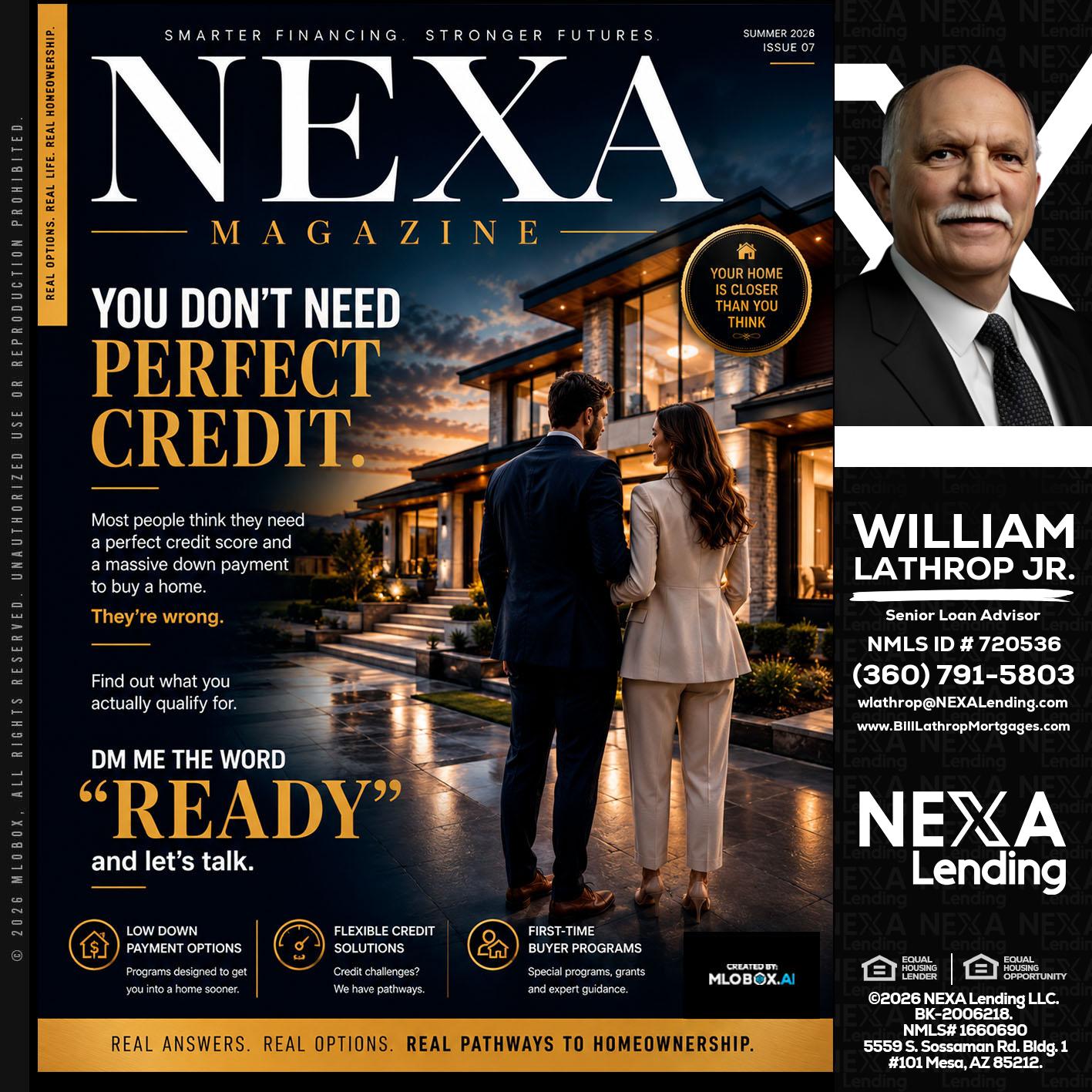 NEXA MAGAZINE - Bill Lathrop -Senior Loan Advisor