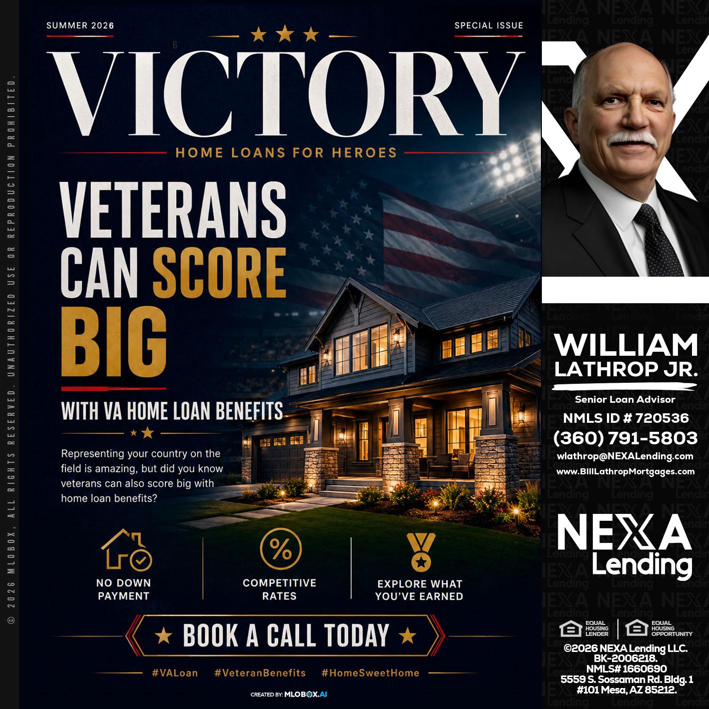 VICTORY - Bill Lathrop -Senior Loan Advisor