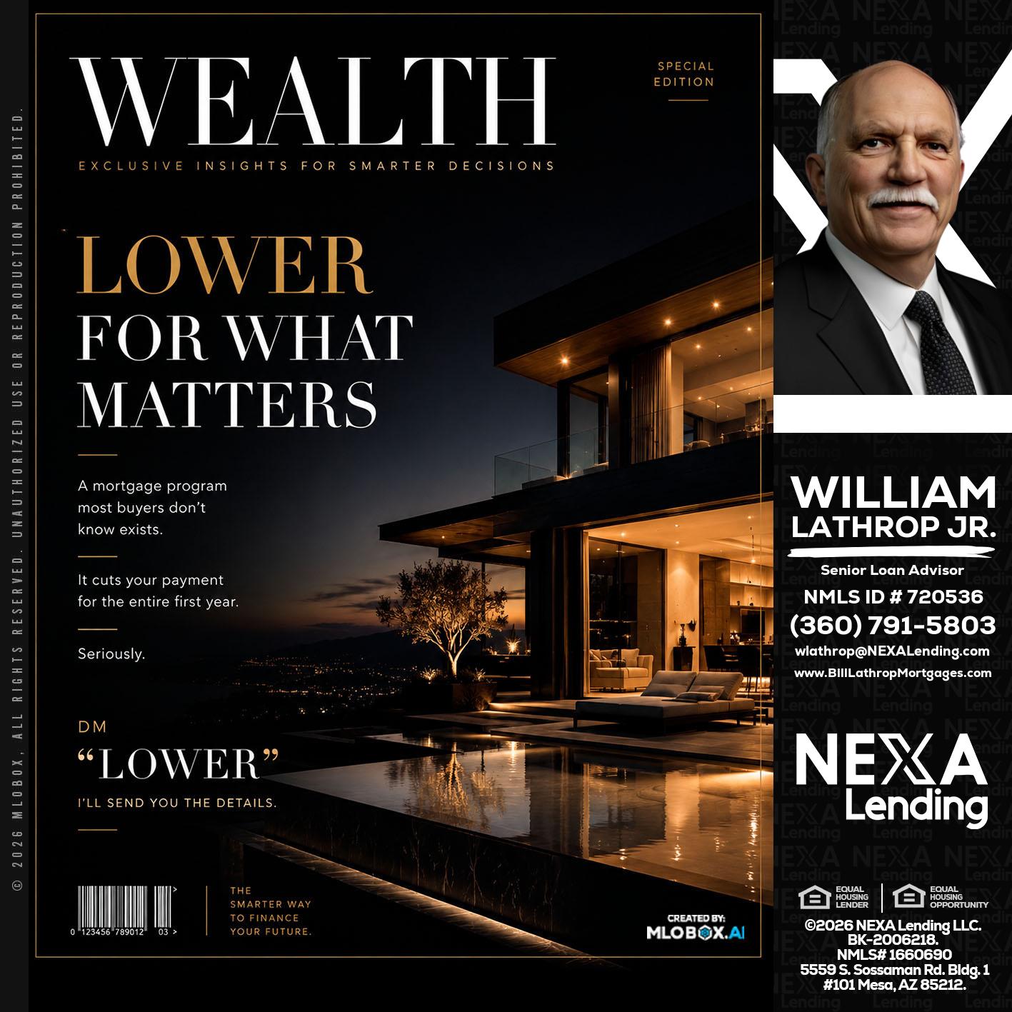 WEALTH - Bill Lathrop -Senior Loan Advisor