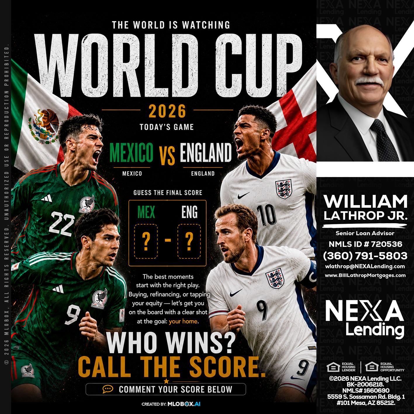 WHO'S WIN - Bill Lathrop -Senior Loan Advisor