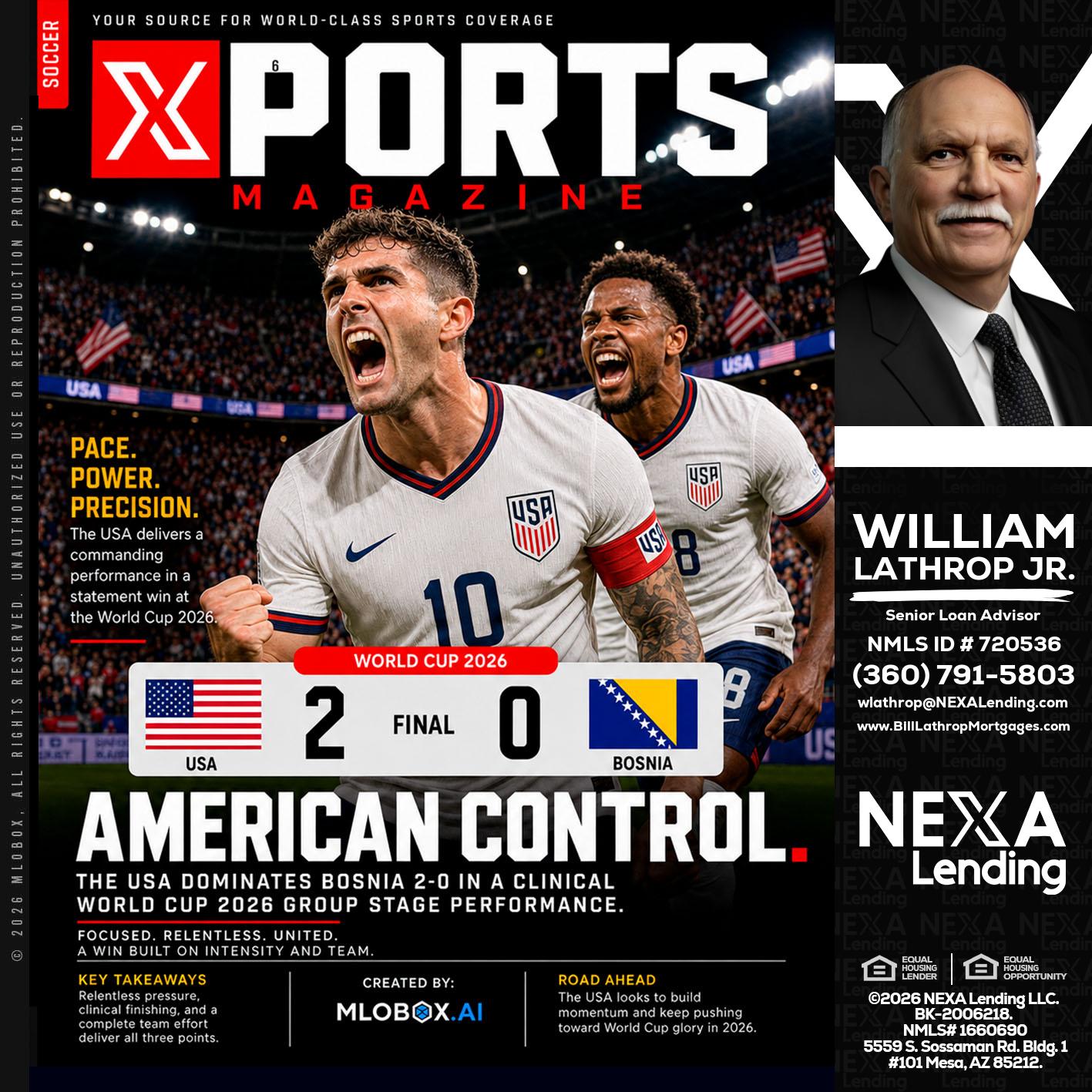 AMERICAN CONTROL - Bill Lathrop -Senior Loan Advisor