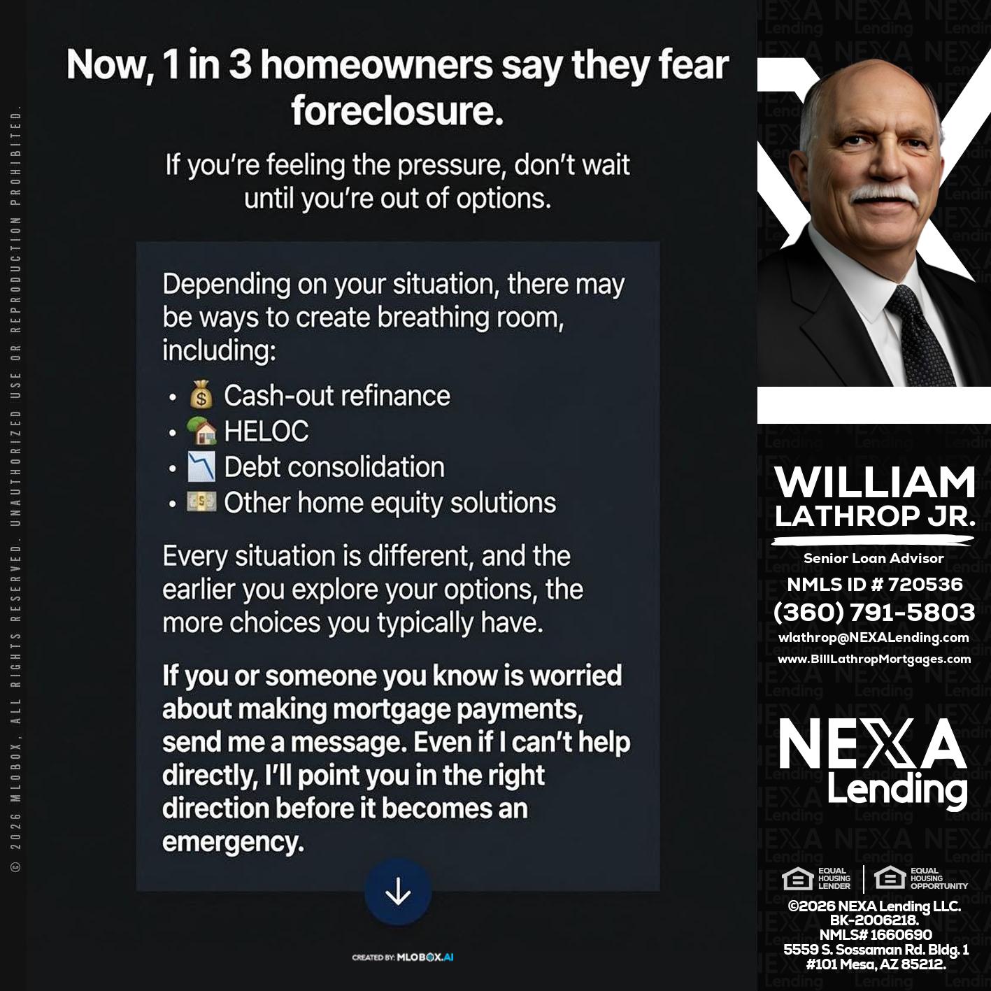 NOW - Bill Lathrop -Senior Loan Advisor