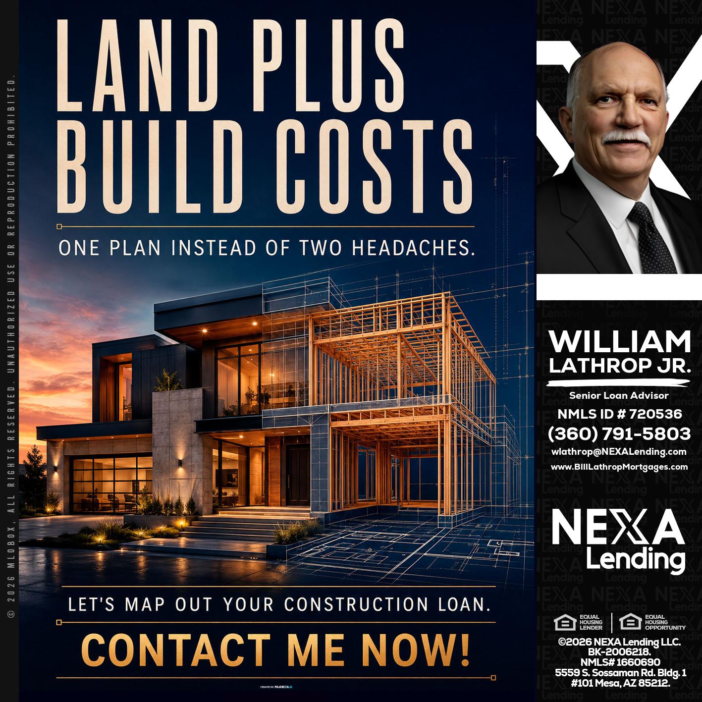 LAND PLUS - Bill Lathrop -Senior Loan Advisor