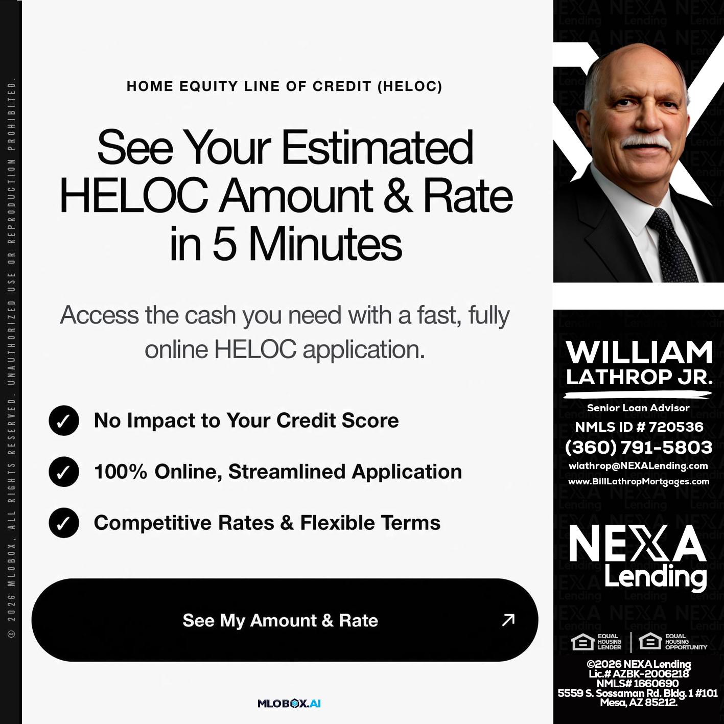 HELOC - Bill Lathrop -Senior Loan Advisor