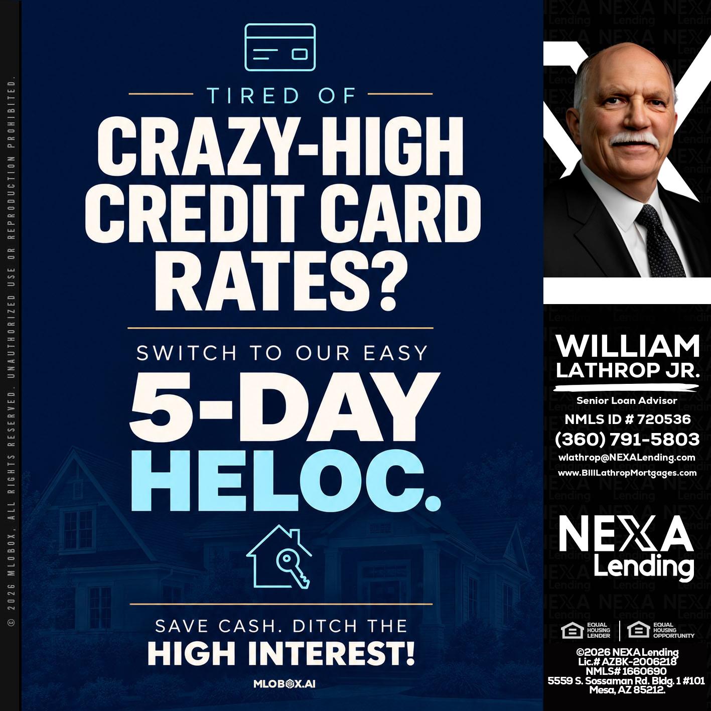 crazy high - Bill Lathrop -Senior Loan Advisor